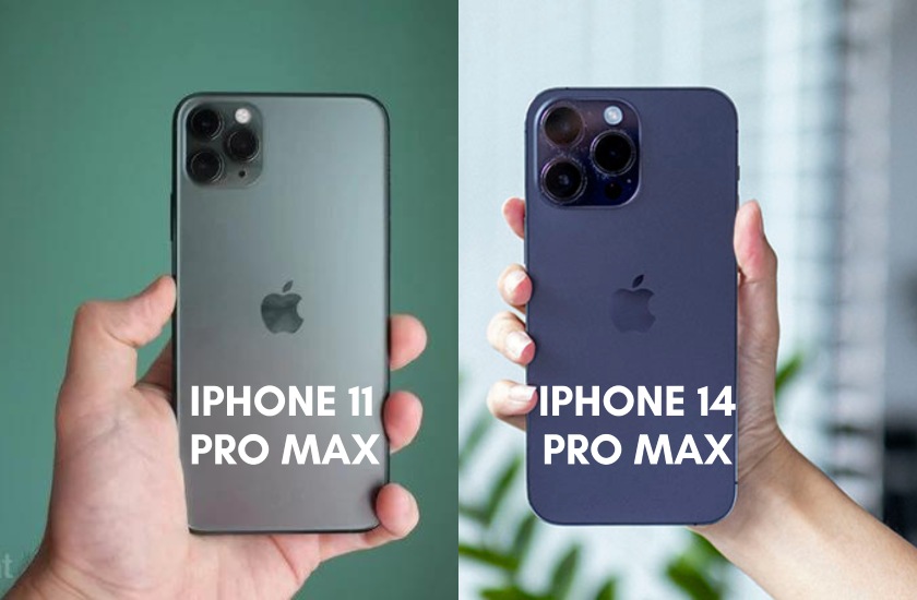 Độ vỏ iPhone 11 Pro Max lên 14 Pro Max